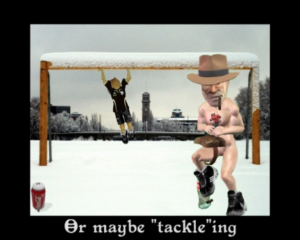 Or maybe "tackle"ing
